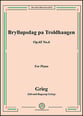 Bryllupsdag pa Troldhaugen Op.65 No.6,for Piano piano sheet music cover